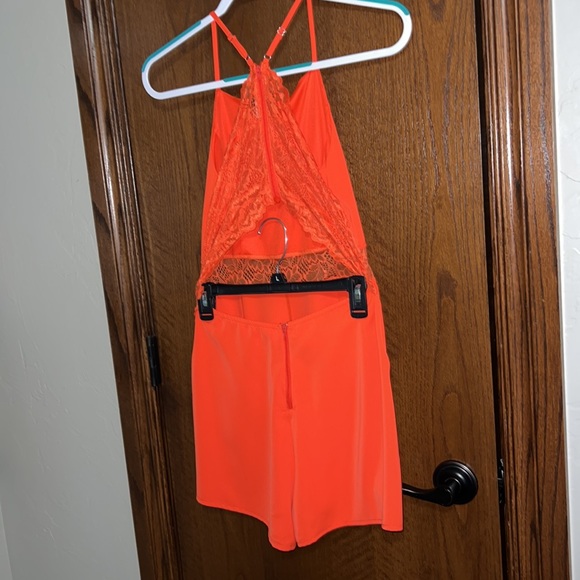 Orange short/romper - Picture 2 of 2